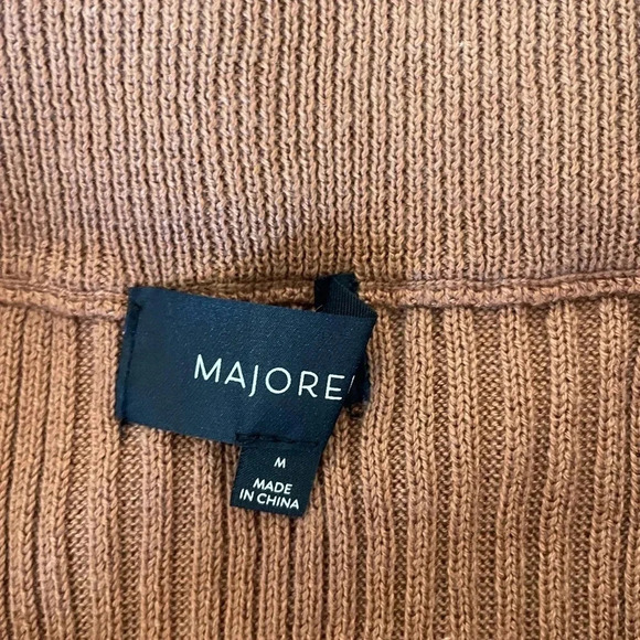 Revolve Majorelle Zena tan knit skirt - Picture 5 of 7